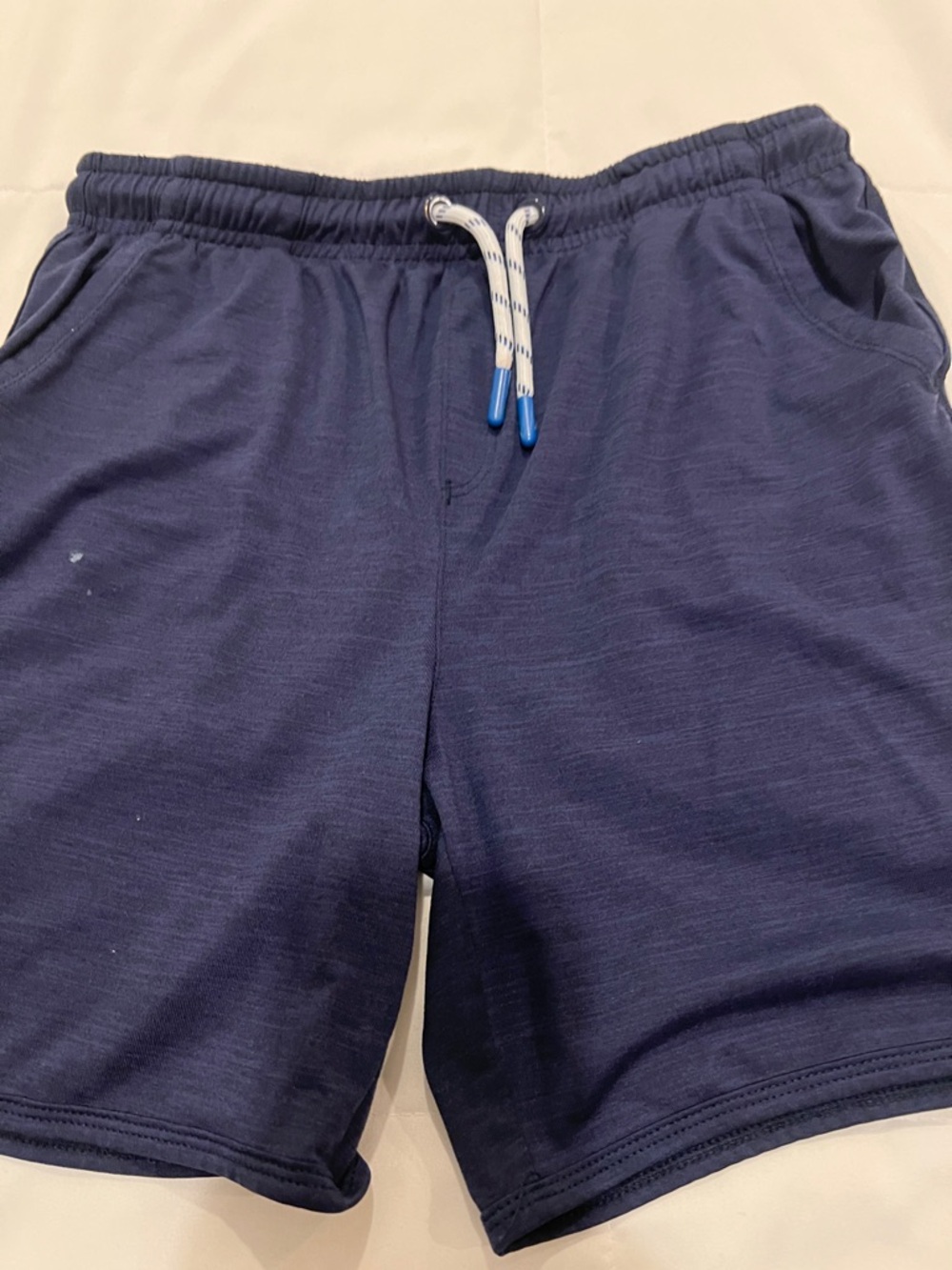 Tommy Bahama Navy Blue Knit Drawstring Shorts